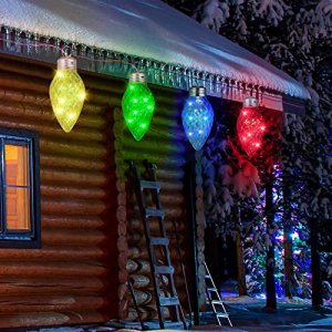 Minetom Christmas Lights Outdoor, 337Ft 1000LED Plug in Christmas