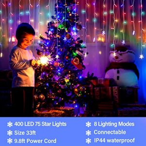 Minetom Christmas Lights Outdoor, 337Ft 1000LED Plug in Christmas Tree  Lights with Remote, IP65 Waterproof Timer and 8 Modes PVC String Lights for Christmas  Tree, Outdoor Indoor Decoration(Cool White) 