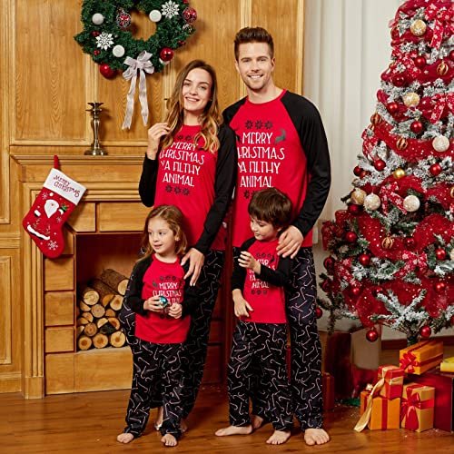  KKOENVE Christmas Homewear Couple Family Pajamas