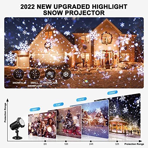 QZYL 410 ft Christmas Lights Outdoor, 1000 LED Long Christmas String Lights, Warm White Fairy Lights for Christmas Decor, Waterproof Christmas Tree Li