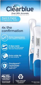 Clearblue Pregnancy Test Combo Pack, Digital with Smart Countdown