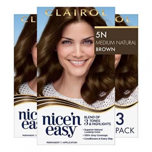  Clairol Nice'n Easy Liquid Permanent Hair Dye, 7 Dark