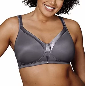 Playtex womens 18 Hour Ultimate Lift and Support Wire Free Bra, Black/Nude,  38C