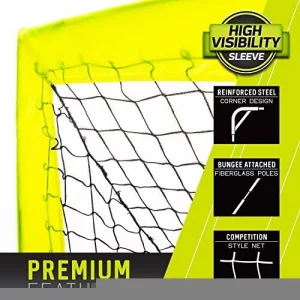 Franklin Sports Blackhawk Portable Soccer Goal  Pop-Up Soccer Goal  Portable Soccer Net  4 x 3 Foot