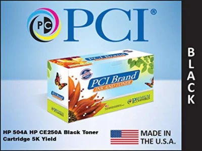 Pci Brand Remanufactured Toner Cartridge Replacement For Hp 504A Ce250A Black Laserjet Toner Cartridge 5K Yield