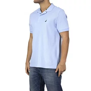 Nautica Men's Classic Short Sleeve Solid Performance Deck Polo