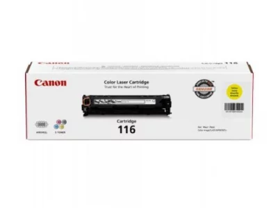 Canon Genuine Toner, Cartridge 116 Yellow (1977B001), 1 Pack, For Canon Color Imageclass Mf8050Cn, Mf8080Cw Laser Printer