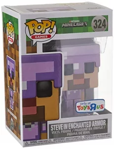 ゲームキャラクター Funko Minecraft Steve in Enchanted Armo Funko Pop Minecraft Steve In Enchanted Armor (Toys R Us