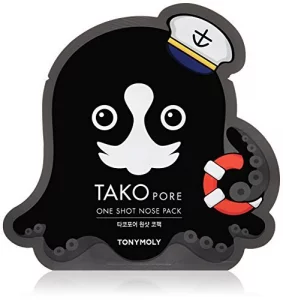 Tonymoly Tako Pore One Shot Nose Pack,Reduces Appearance Of Pores And Spots For Marine,Nose