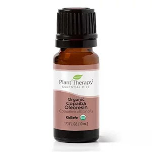Plant Therapy Copaiba Oleoresin Organic Essential Oil 100% Pure, Undiluted, Natural Aromatherapy, Therapeutic Grade 10 Ml (1/3 Oz)