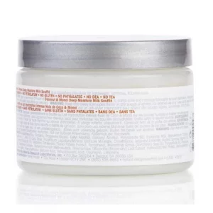 Design Essentials Deep Moisture Milk Souffle, Coconut & Monoi Collection, 12 Ounce