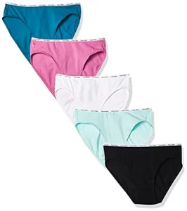 Senllori Women High Waisted Cotton Underwear Tummy Control Briefs