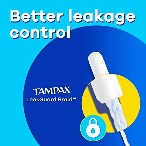 Tampax Pocket Pearl Tampons Super Absorbency With Leakguard Braid, Unscented,  16 Count (Pack Of 1) - Imported Products from USA - iBhejo