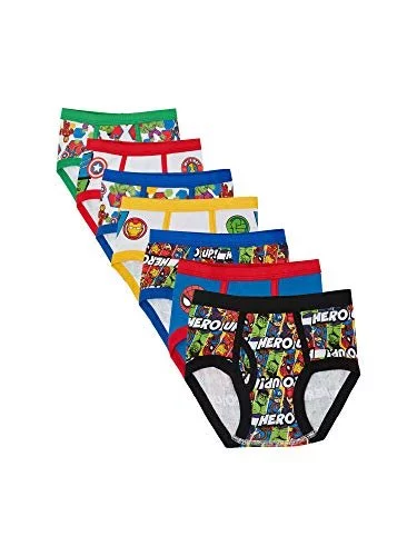 Marvel Boys Spiderman And Super Friends 100% Combed Cotton 5Pk Boxer 10Pk  Briefs In Toddler Sizes 3T And 4T, Hero 7Pk - Imported Products from USA -  iBhejo