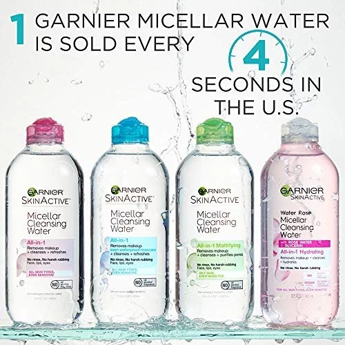 Garnier 3 in 1 micellar cleansing deals water