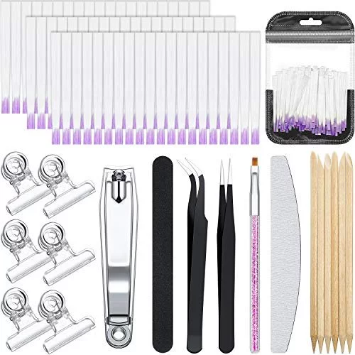 Buy Lulu beauty 24pcs Nail Extensions Artificial Nails Set With Nails  Adhesive Stickers. (Brown) Online at Low Prices in India - Amazon.in