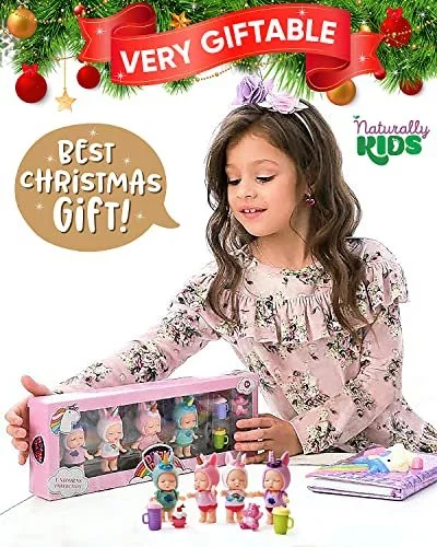 Naturally Kids Unicorn Baby Dolls For 4 5 Year Old Girls 3 Inch Baby Unicorn Dolls For Girls Unicorn Toys For 3 4 5 Year Old Girls Unicorn Mini Baby Imported Products from USA iBhejo