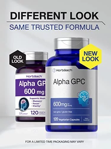 Alpha GPC 600mg - 120 Veg Capsules