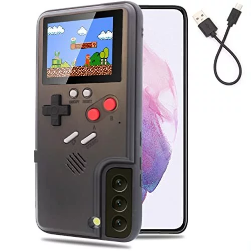 Handheld Retro Gameboy Phone Case for Samsung Galaxy S22 Plus,Game Console  Samsung Phone Case,Playable 36 Video Games Case (for Galaxy S22 Plus, Blac  - Imported Products from USA - iBhejo