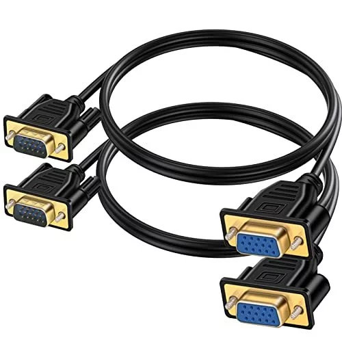 Cavo HDMI A VGA Maschio-maschio 5 Metri – Full HD 1080p, Con Chip IC Integrato, Placcato Oro. Collega PC, Laptop, Chromebook A Monitor, Proiettore, TV. Plug And Play.