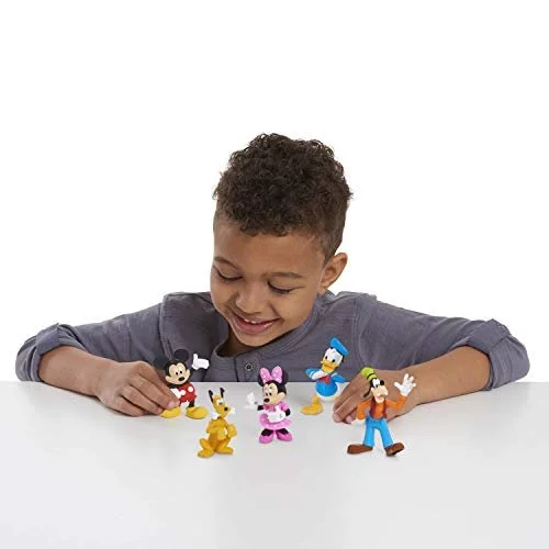 Mickey Mouse Collectible Figure Set, 5 Pack, Officially Licensed Kids Toys  For Ages 3 Up, Gifts And Presents By Just Play - Imported Products from USA  - iBhejo