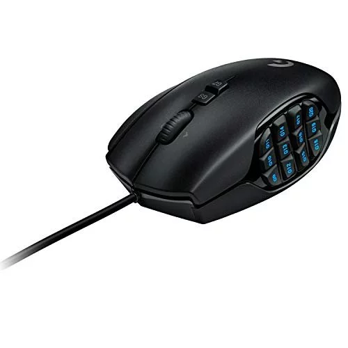 Logitech G600 Mmo Gaming Mouse, Rgb Backlit, 20 Programmable