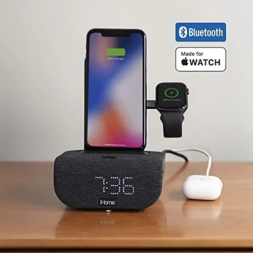 iHome iPLWBT5 Docking Bluetooth stereo FM clock radio with Apple Watch  charging review - The Gadgeteer