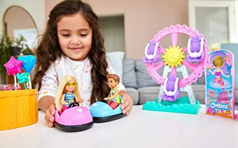 Barbie Club Chelsea Carnival Playset With Blonde Small Doll, Pet &  Accessories, Spinning Ferris Wheel, Bumper Cars & More - Imported Products  from USA - iBhejo