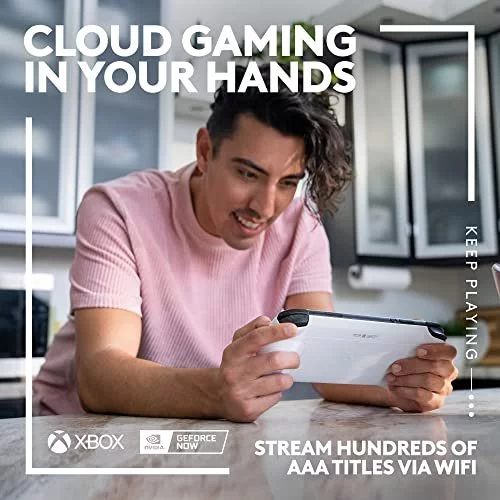 Logitech G Cloud Handheld Portable Gaming Console with Long-Battery Life,  1080P 7-Inch Touchscreen, Lightweight Design, Xbox Cloud Gaming, NVIDIA