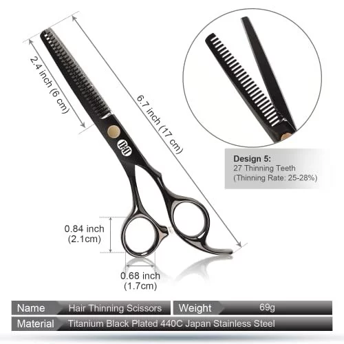 Hair Cutting Scissors Shears Kit, CIICII Professional Hairdressing