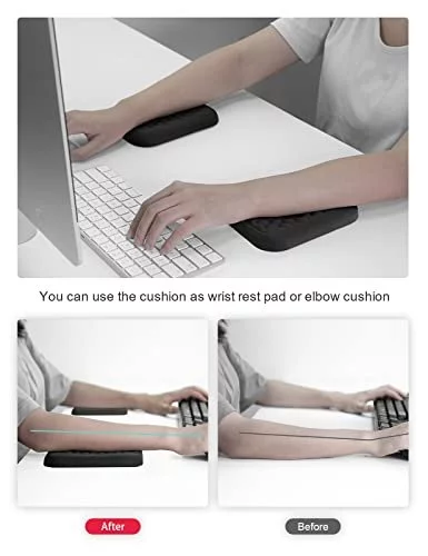 VAYDEER Ergonomic Wrist Rest Pad Armrest Pad Elbow Rest Pad Relieve Elbow  Pain Computer Armrest Arm Wrist Rest Support Mouse Pad for Desk(6.3X4.3X0.7  - Imported Products from USA - iBhejo