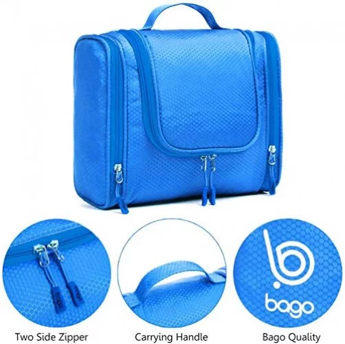 Bago Travel Toiletry Bag For Women And Men - Large Waterproof Hanging Large Toiletry Bag For Bathroom Bago Travel Toiletry Bag For Women And Men - Large Waterproof Hanging Large Toiletry Bag For Bathroom