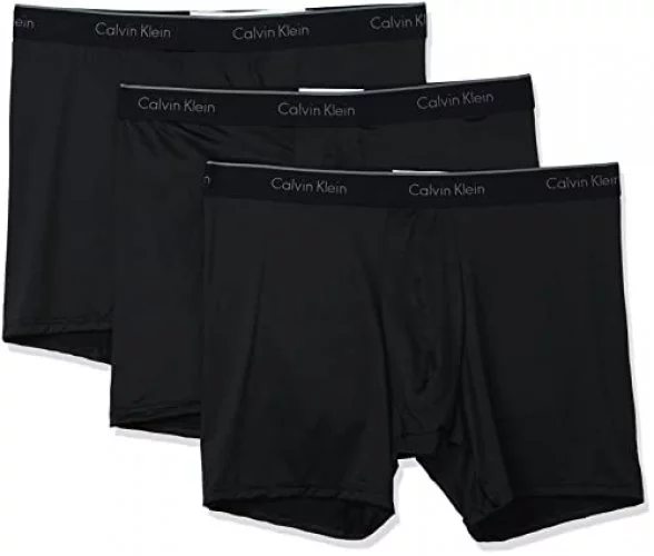 Calvin Klein Men S Microfiber Stretch Multipack Boxer Briefs Black Large Imported Products from USA iBhejo