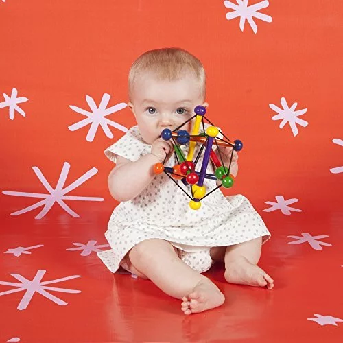 Manhattan toy skwish classic rattle and teether grasping activity toy online