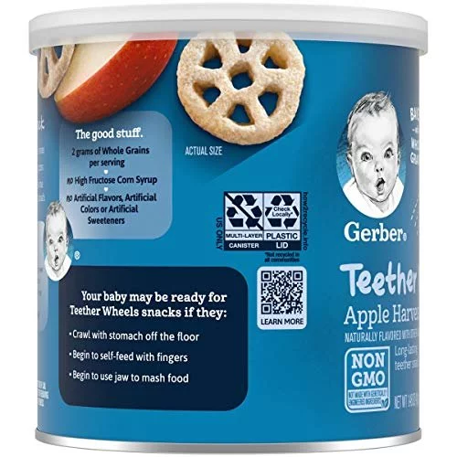 Gerber teether store wheels apple harvest