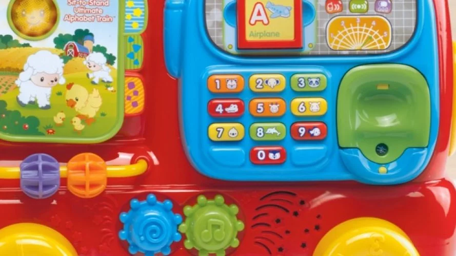 thumbnail image 2 of VTech Alphabet Train Toy - Sit-to-Stand Learning Walker With Blocks & Music For Toddlers 1-3 Years 2 of 5