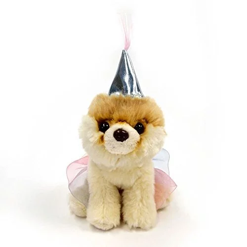  GUND World's Cutest Dog Boo Itty Bitty Boo #046 Princess  Stuffed Animal Plush, 5, Ivory/Silver (4060864) : Gund: Toys & Games