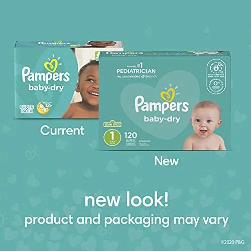 Pampers Diapers Baby-Dry Size 2 37 Count