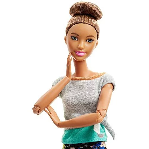 Barbie Made To Move Dolls With 22 Joints And Yoga Clothes, Floral, Blue -  Imported Products from USA - iBhejo