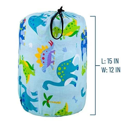 Wildkin Kids Sleeping Bags For Boys And Girls Measures 57 X 30 X 1.5 Inches Cotton Blend Materials Sleeping Bag For Kids Ideal Size For Parties C Imported Products from USA iBhejo