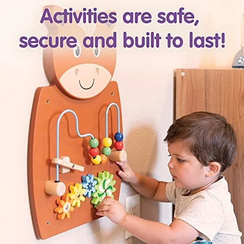 Baby wall deals activity center