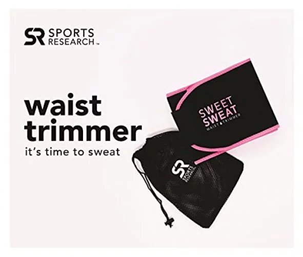 Sports Research Sweet Sweat Waist Trimmer Get More From Your Workout - Sweat  Band Increases Stomach Temp To Cut Water Weight - Gym Waist Trainer Belt -  Imported Products from USA - iBhejo