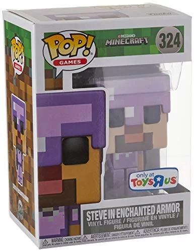Funko Pop Minecraft Steve In Enchanted Armor (Toys R Us