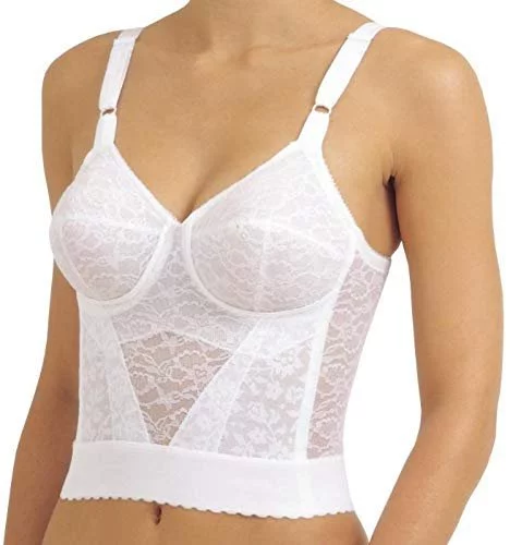 Rago Style 2202 - Long Line Expandable Cup Bra, 48Dd, White - Imported  Products from USA - iBhejo