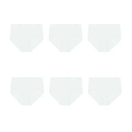 Hanes Womens Cotton Briefs Underwear, 6 Pack - Brief White, Us - Imported  Products from USA - iBhejo