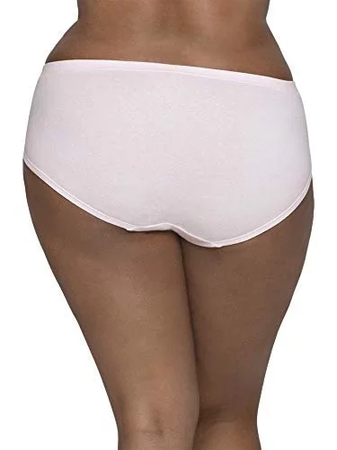 Fruit of the Loom Women's Eversoft Cotton Brief Underwear, Tag Free &  Breathable, Plus Size Brief-10 Pack-Assorted Colors, 13 