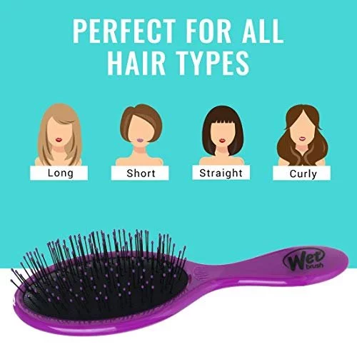 Wet Brush Detangler Haarbürste – Mit IntelliFlex Borsten & Arganöl, Für Alle Haartypen, Schonendes Entwirren