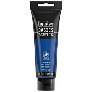 Liquitex Basics Acrylic Paint, 118Ml (4-Oz) Tube, Primary Blue