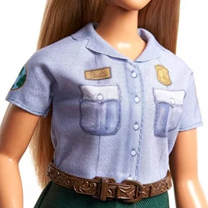 Barbie 12-in Blonde Curvy Park Ranger Doll with Ranger Outfit 