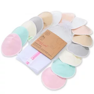 thumbnail image 2 of Kindred Bravely Organic Reusable Nursing Pads, Washable, For Breastfeeding & Leaking With Carry Bag, 10 Pack 4.5" D (Twilight Regular 2 of 13